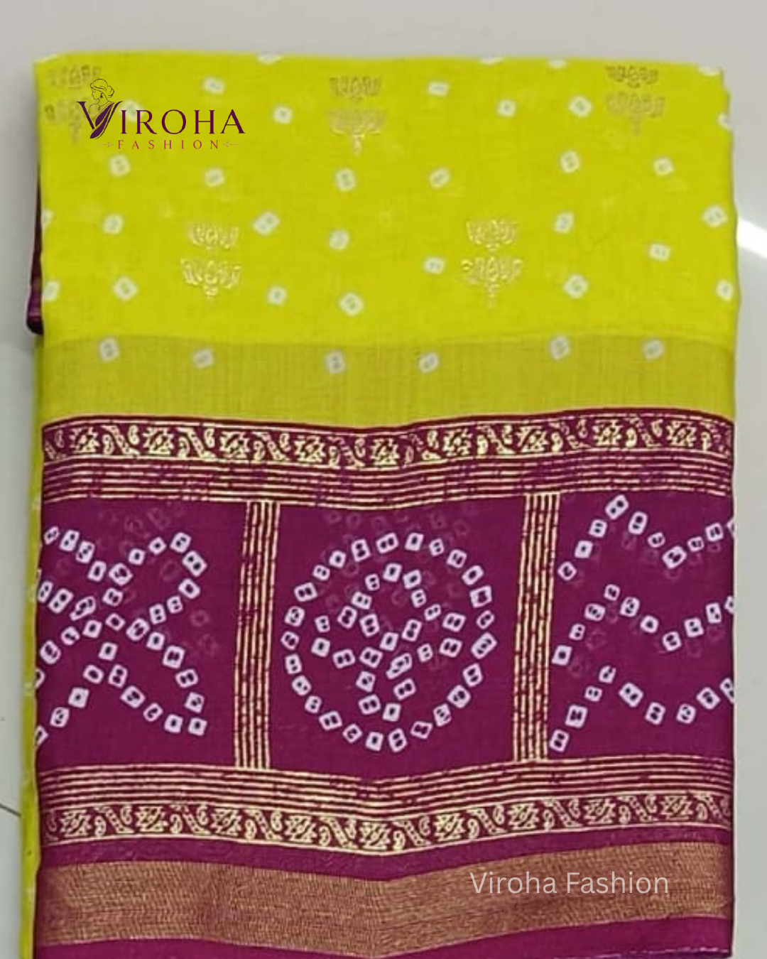 Bhandhani saree shade
