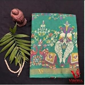 Emerald Mayuri Floral Saree