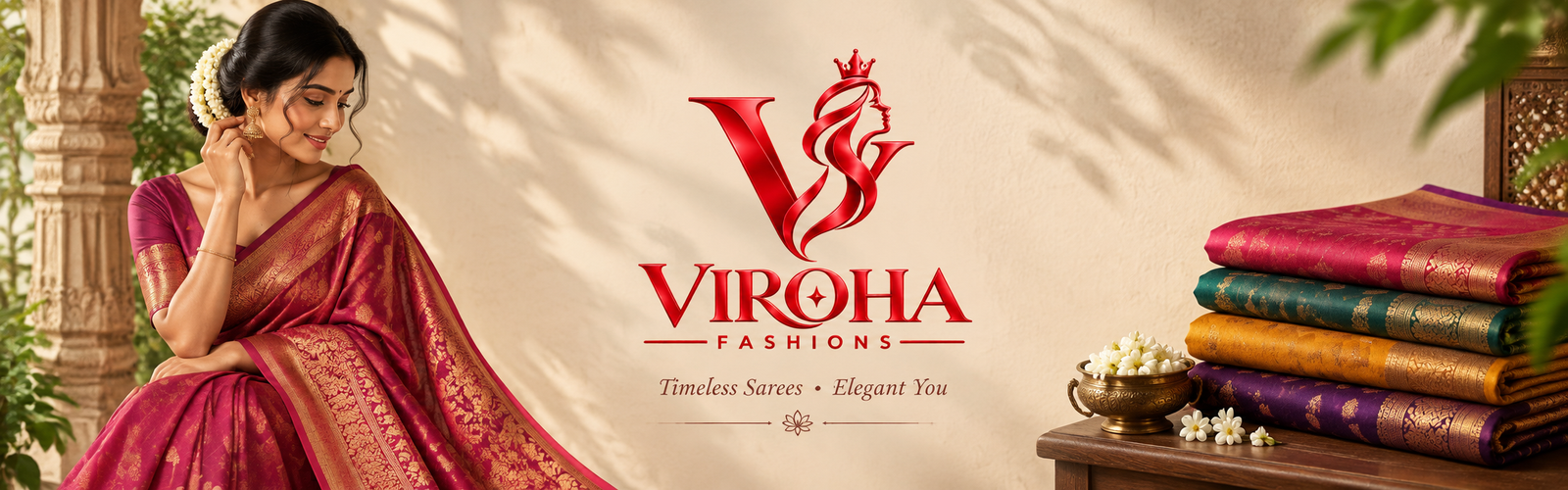 Viroha Fashions saree collection promotion