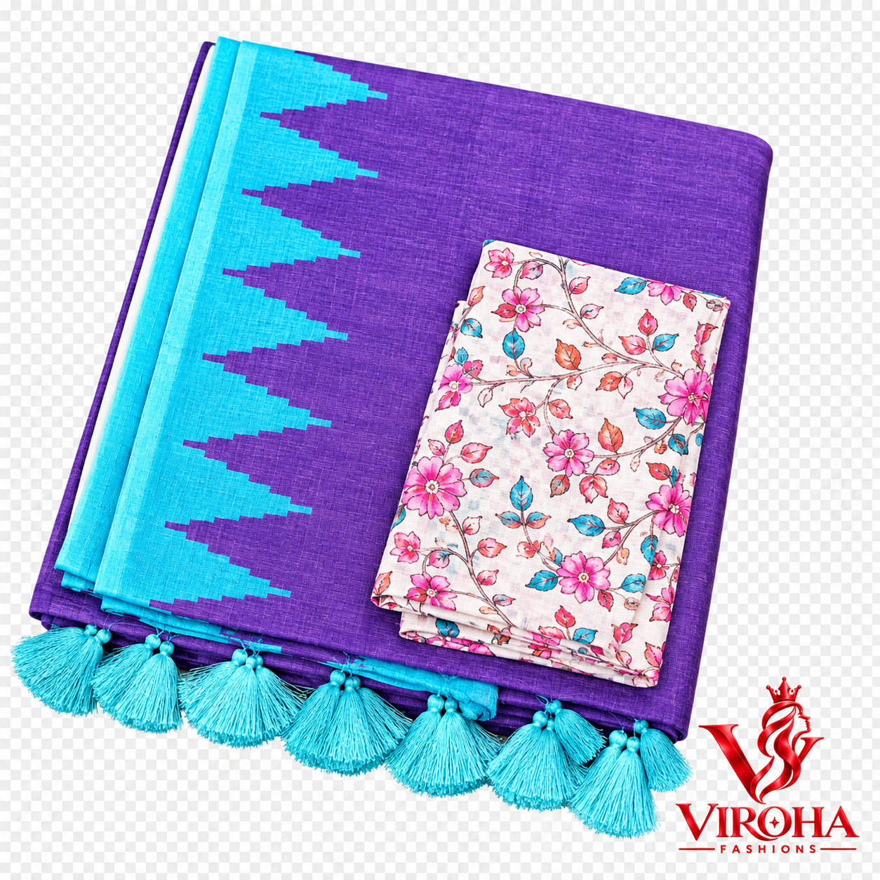 Viroha Elegant Bloom Saree